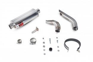 Scorpion Underbelly Slip-on RVS Aprilia RS4 125 2011-2017